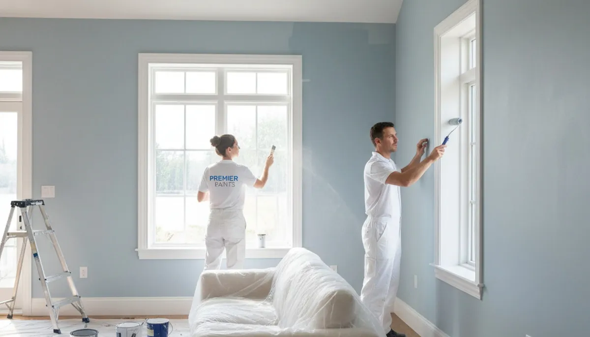 Savannah, GA interior house painting by Savannah Paint Pros for smooth, climate-ready wall finishes